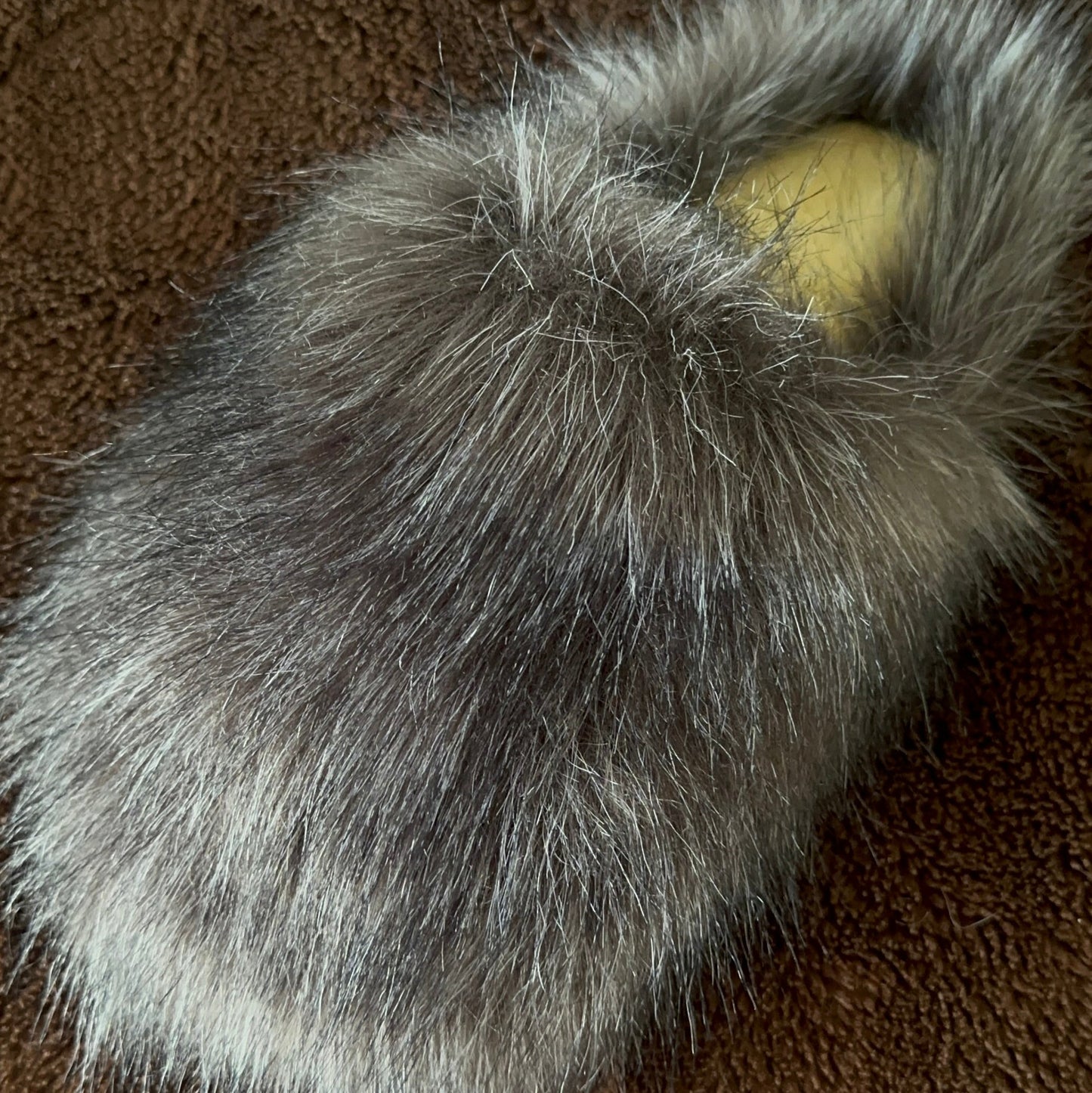 Can’t Be Fluffed Faux Mink Slippers - Smoke Souffle
