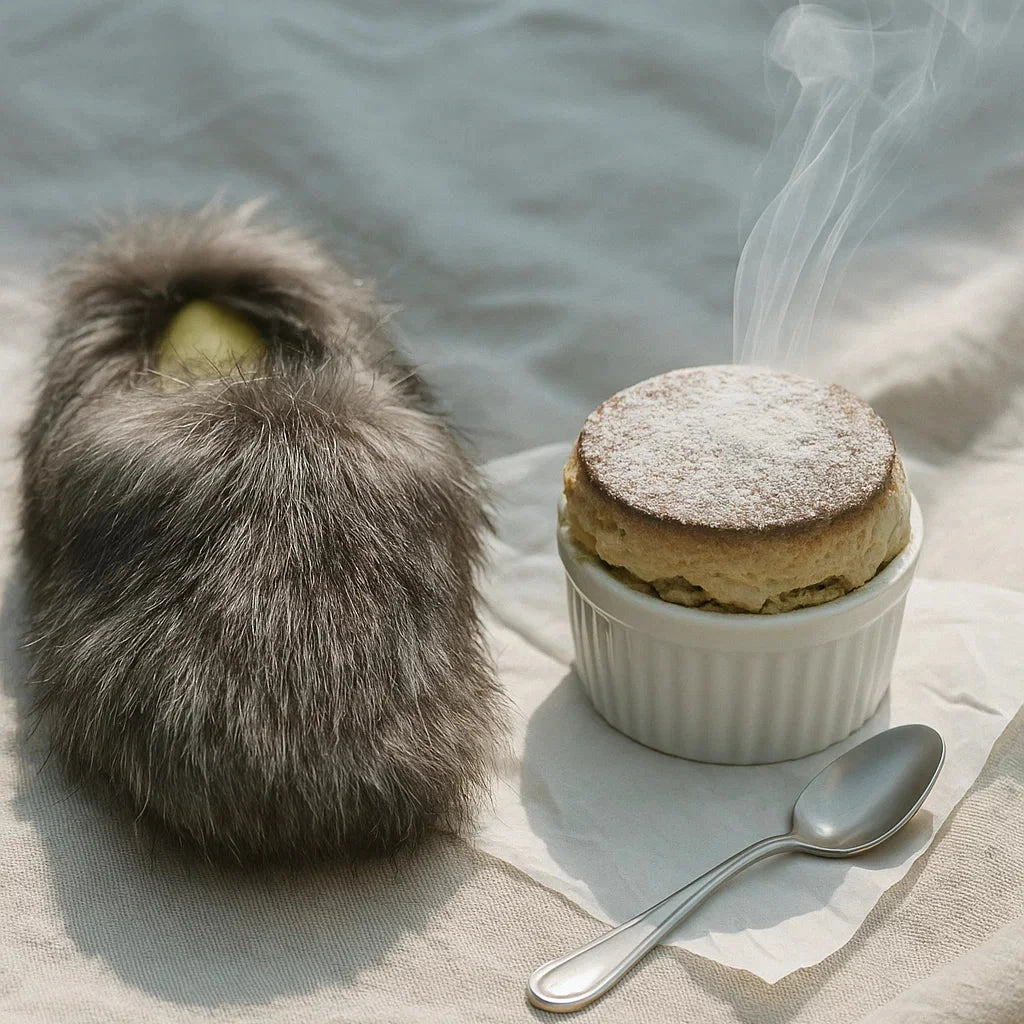Can’t Be Fluffed Faux Mink Slippers - Smoke Souffle